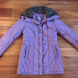 Prana Purple Puffer Jacket